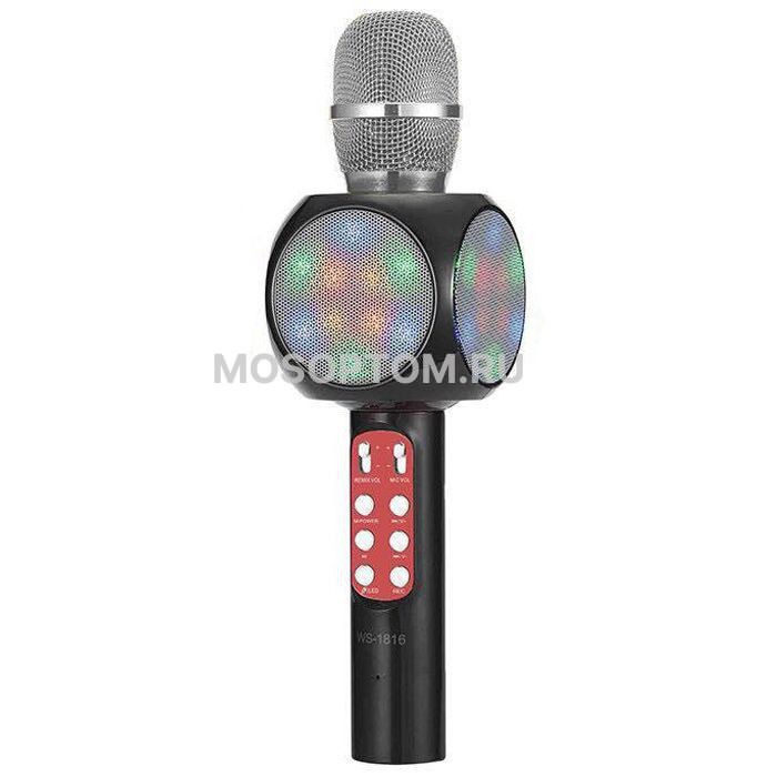 Беспроводной Bluetooth караоке микрофон с колонкой Wster WS-1816 оптом  - Фото №3